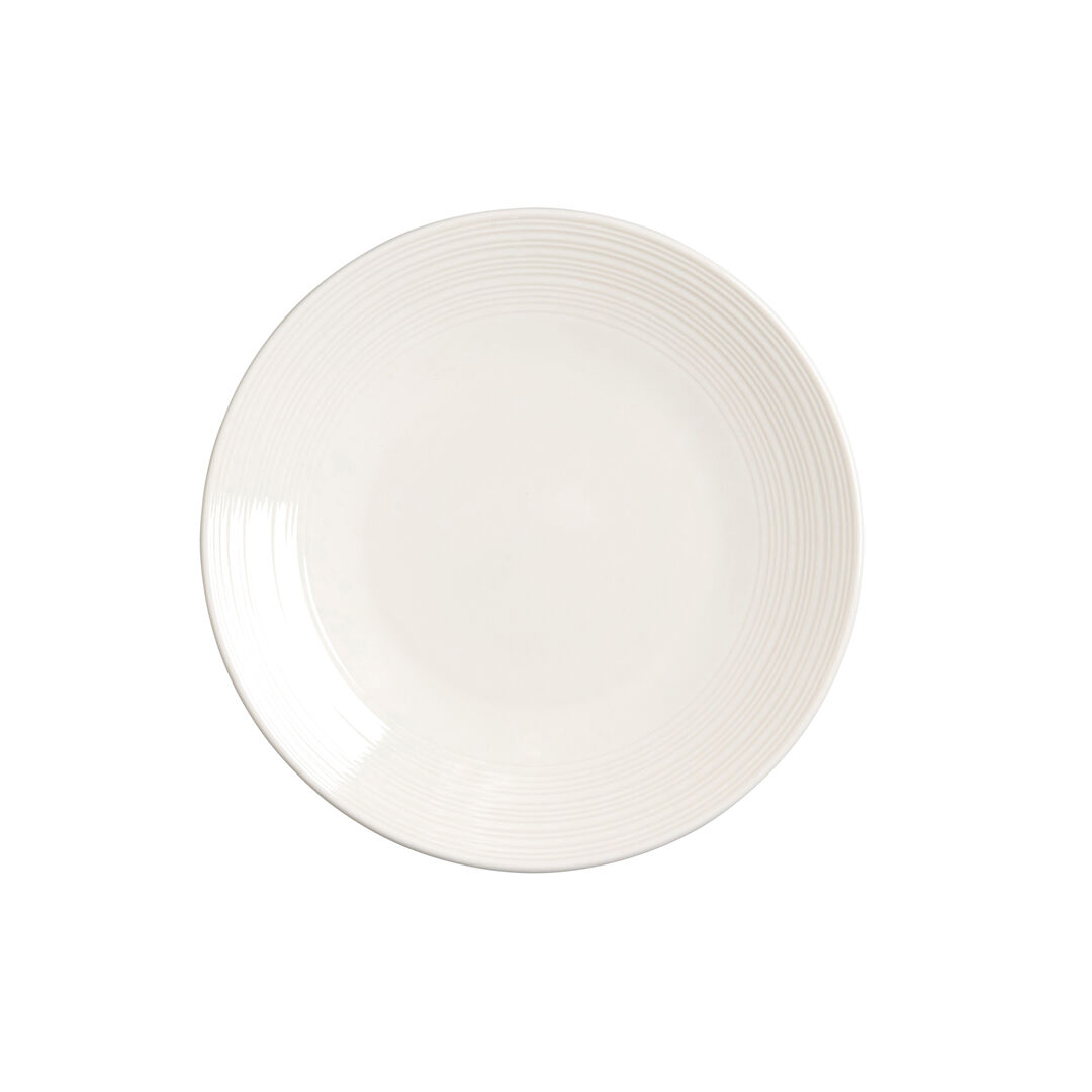Concorde Coupe Plate 20.25cm (8"") Porcelain Plate Set Bar Tableware Pack of 12