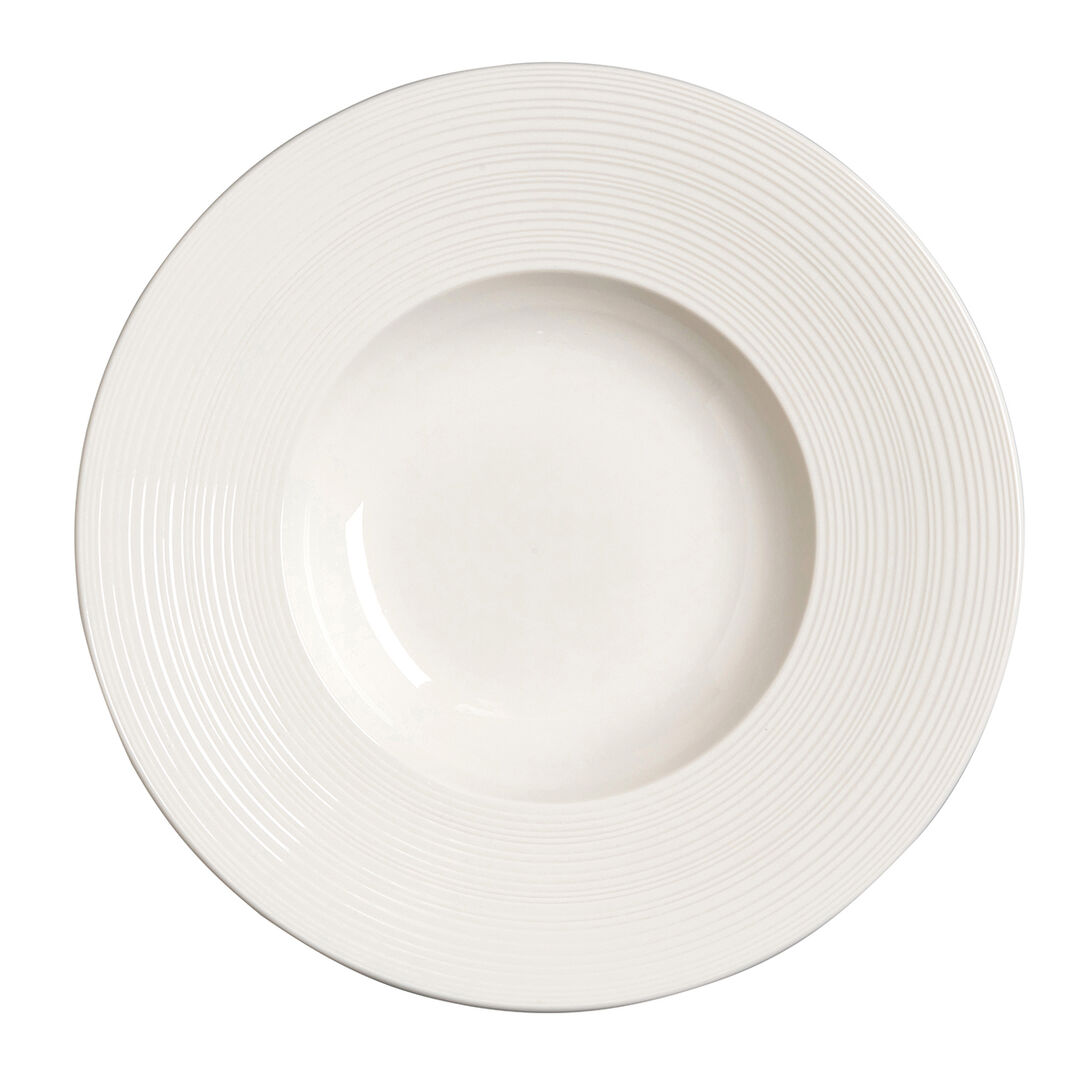 Concorde Rim Pasta Bowl 28.5cm 34cl Porcelain Bowl Set Tableware Pack of 12