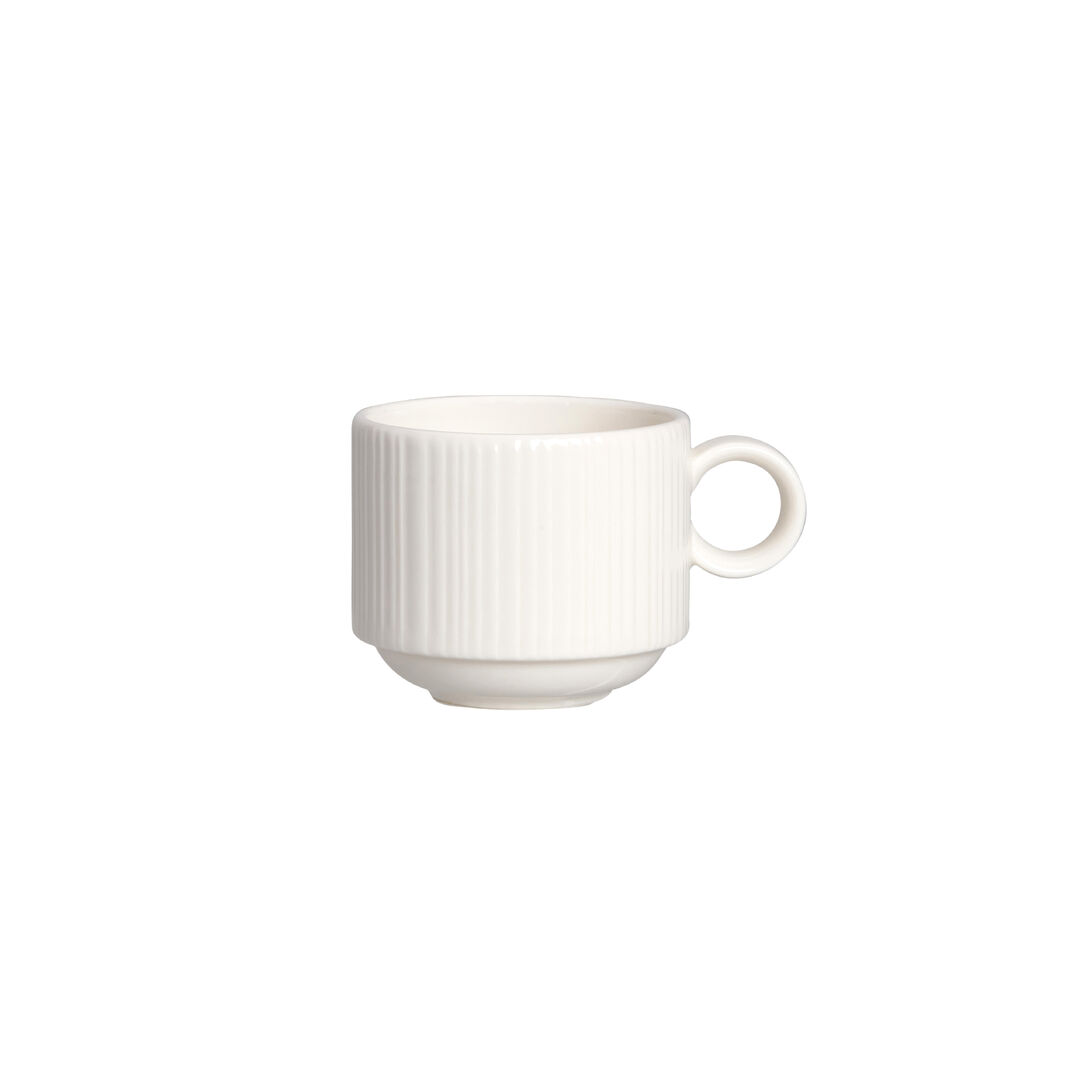 Concorde Stacking Cup 8.5cl (3oz) Porcelain Drinking Cup Tableware Pack of 12
