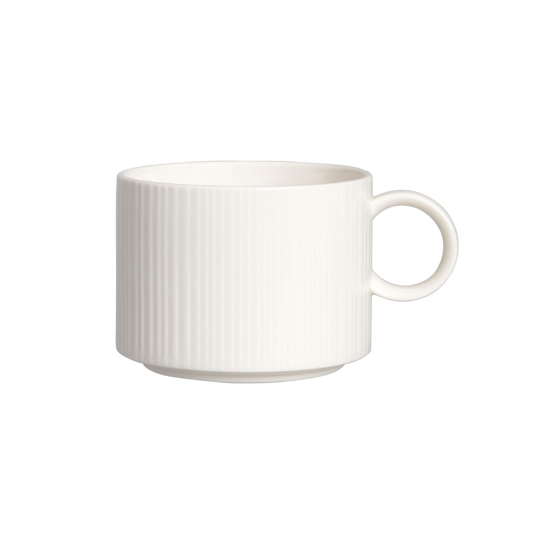 Concorde Can Cup 34cl (12oz) Porcelain Drinking Cup Set Tableware Pack of 12
