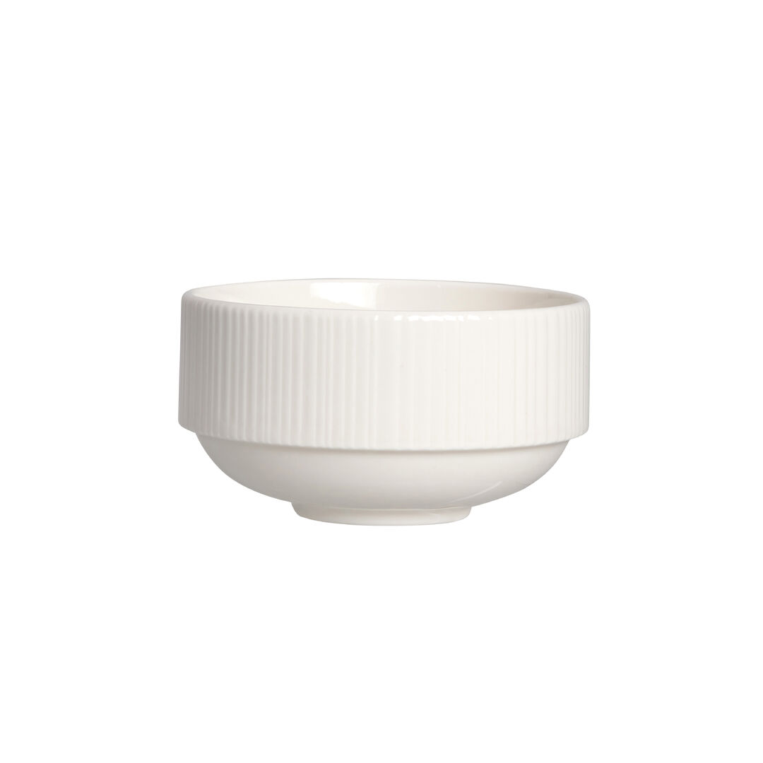 Concorde Soup Cup white Porcelain Stacking Tableware 28.5cl (10oz) Pack of 12