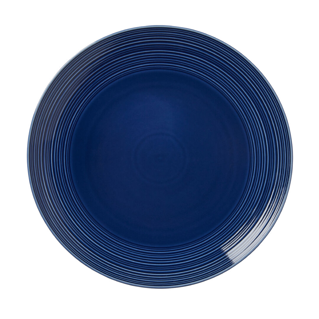 Concorde Midnight Blue Coupe Plate 28cm (11"") Porcelain Tableware Pack of 12