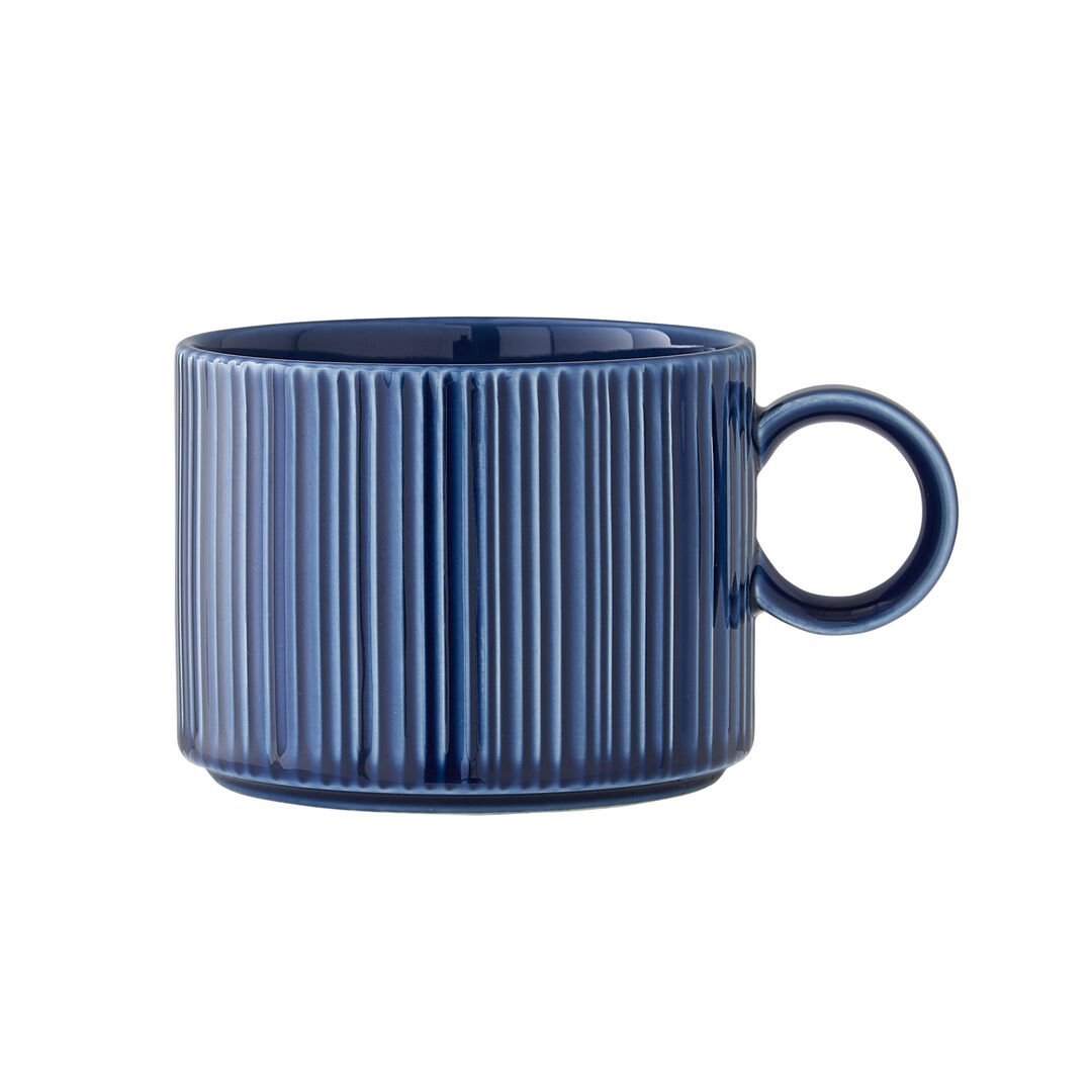 Concorde Midnight Blue Can Cup 22.75cl (8oz) Porcelain Cup Tableware Pack of 12