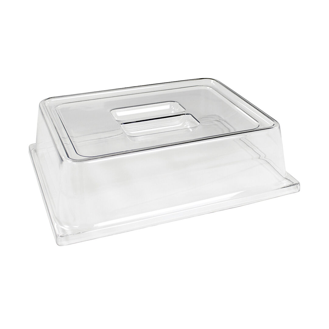 Polycarbonate Gastronorm Cover GN 1/2 33.1x27.1x9.1cm Food Pan Lid Pack of 3