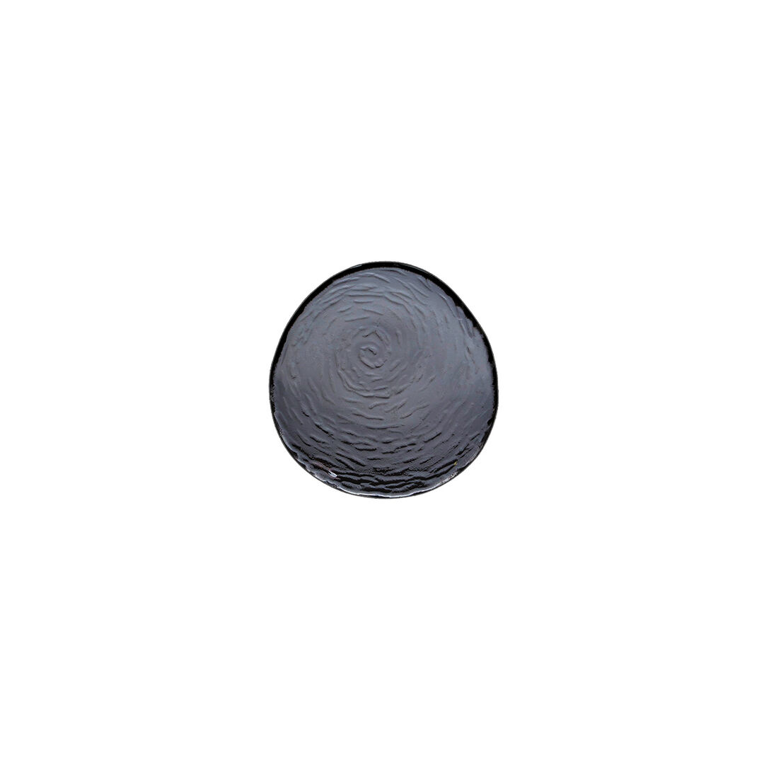Scape Glass Smoked Round Platter 14cm (5 1/2"") Serving Tableware Pack of 12