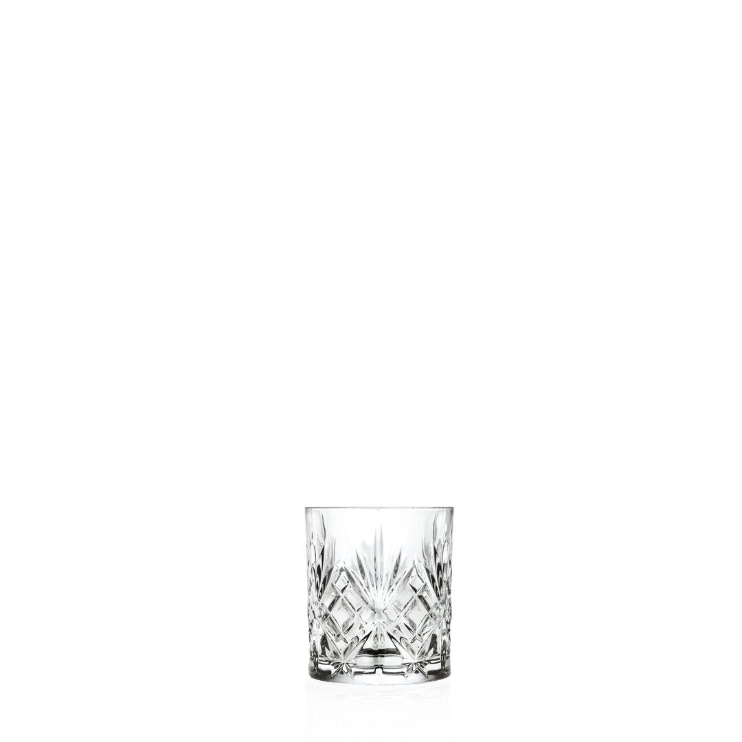 Melodia Liqueur Tumbler Drinking Clear Glassware 6.03cm H 7.8cl Pack Of 24