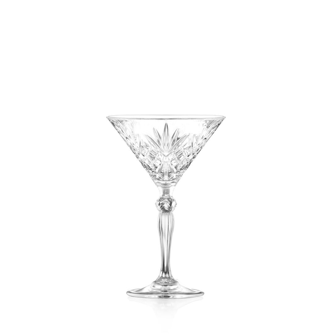 Melodia Martini 16.51cm H 21 cl Clear Martini Drinking Glassware Pack of 12