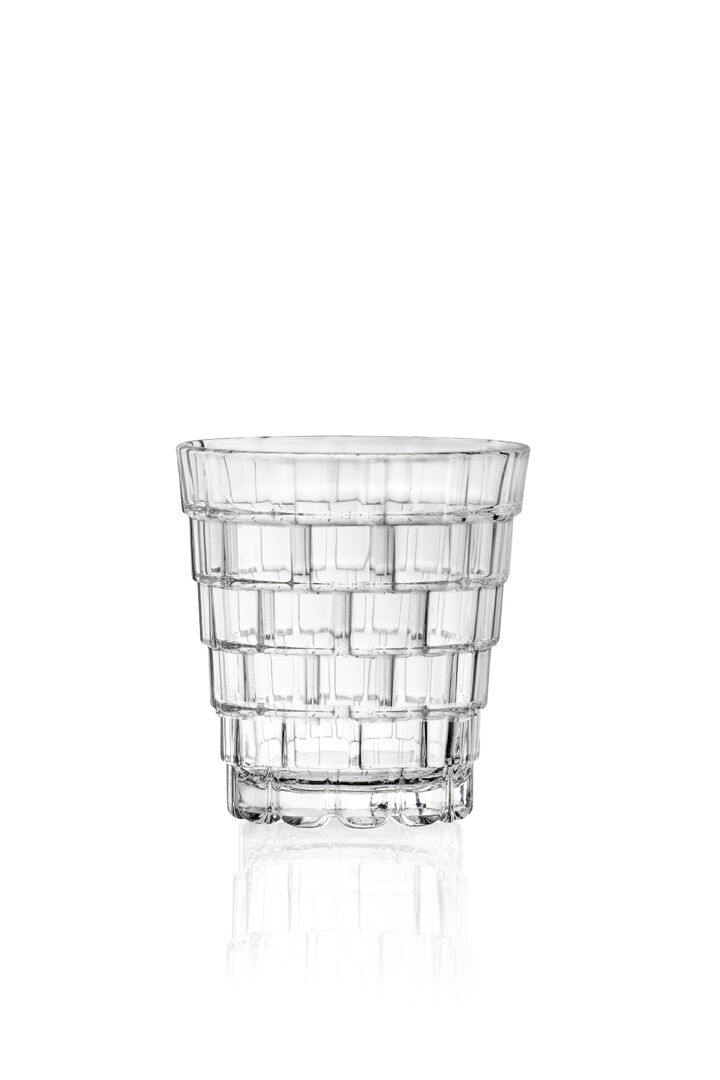 Stack DOF Tumbler Drinking Glass Clear Glassware 9.53cm H 32cl  Pack Of 12