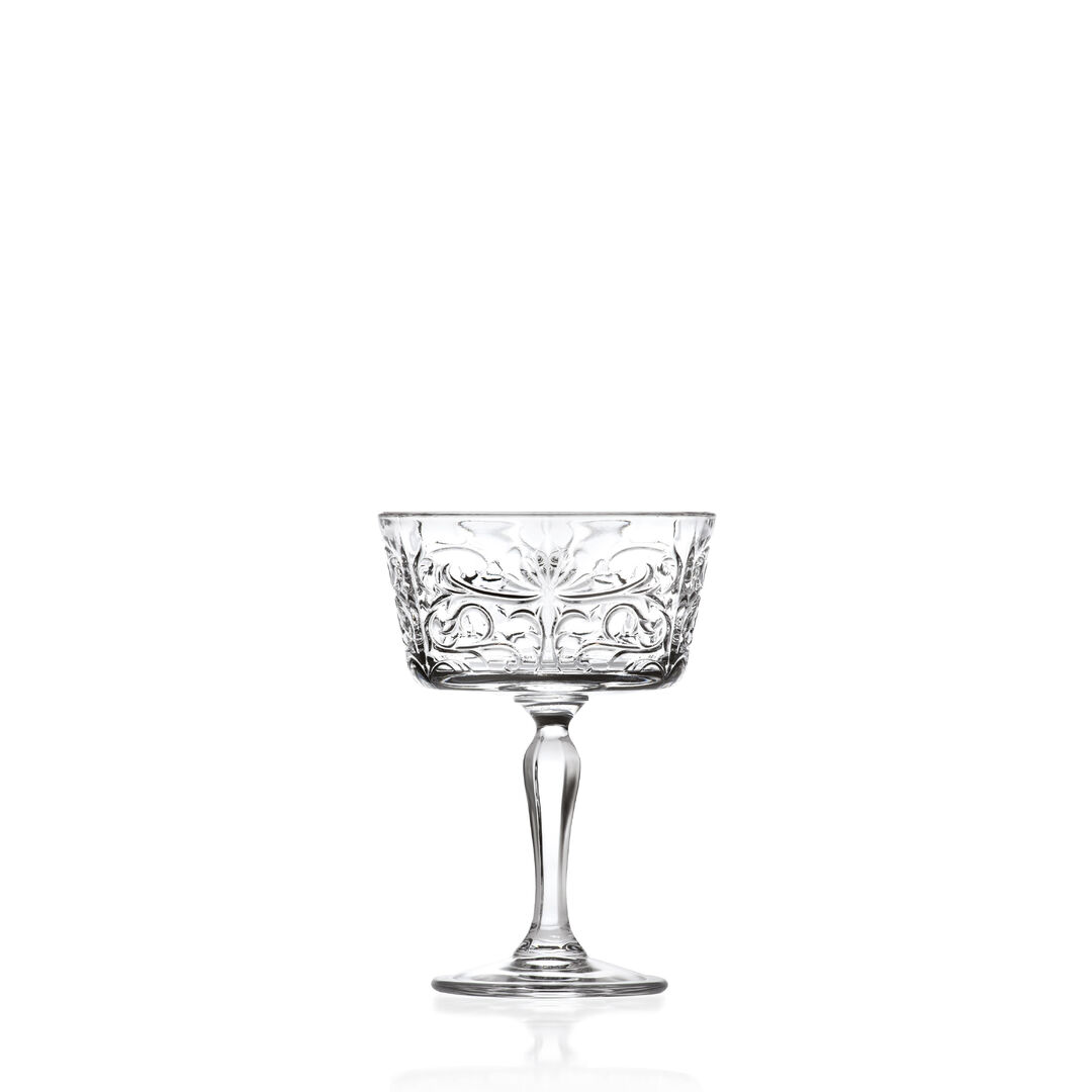 Set 6 Glasses Cocktail Champagne TATTOO 27 cl Eco Crystal Etched RCR - Image 4