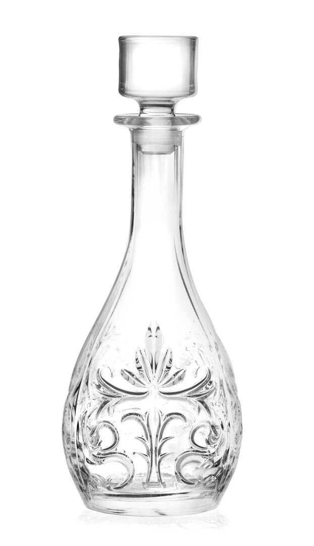 Tattoo Tall Decanter 31.75cm H 96cl Clear Glassware Decanter Bars Pack of 4