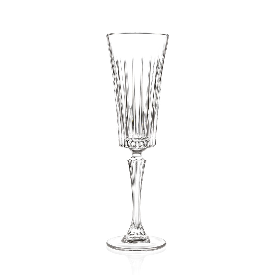 Timeless Champagne Flute 23.81cm H 21cl Clear Drinking Bar Glassware Pack of 12