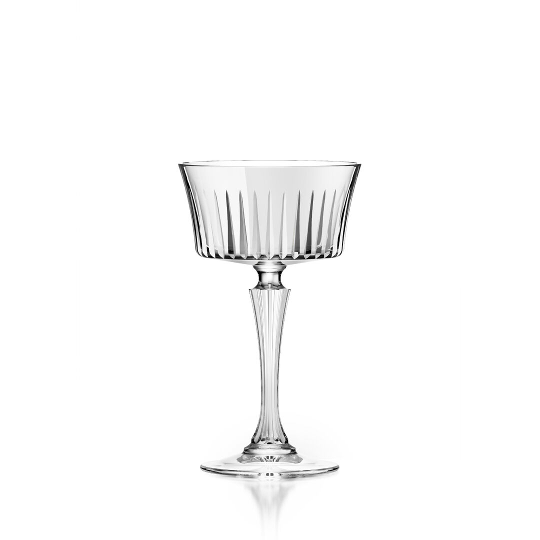 Timeless Champagne Coupe 16.83cm H 26cl Clear Drinking Bar Glassware Pack of 12