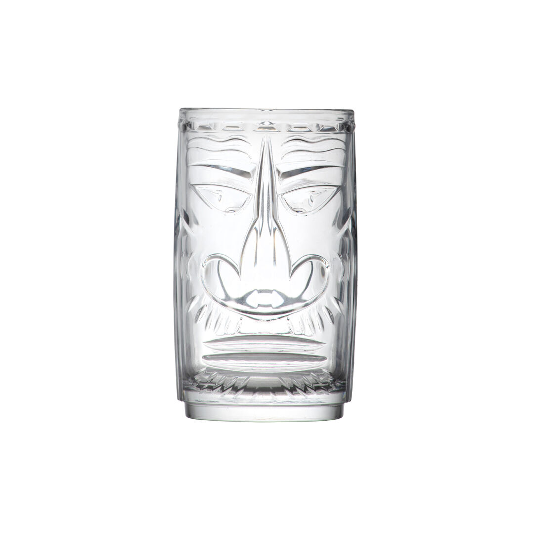 Tiki Sardinia Tumbler Drinking Glass Clear Glassware13.65cm H 41.15cl Pack Of 8