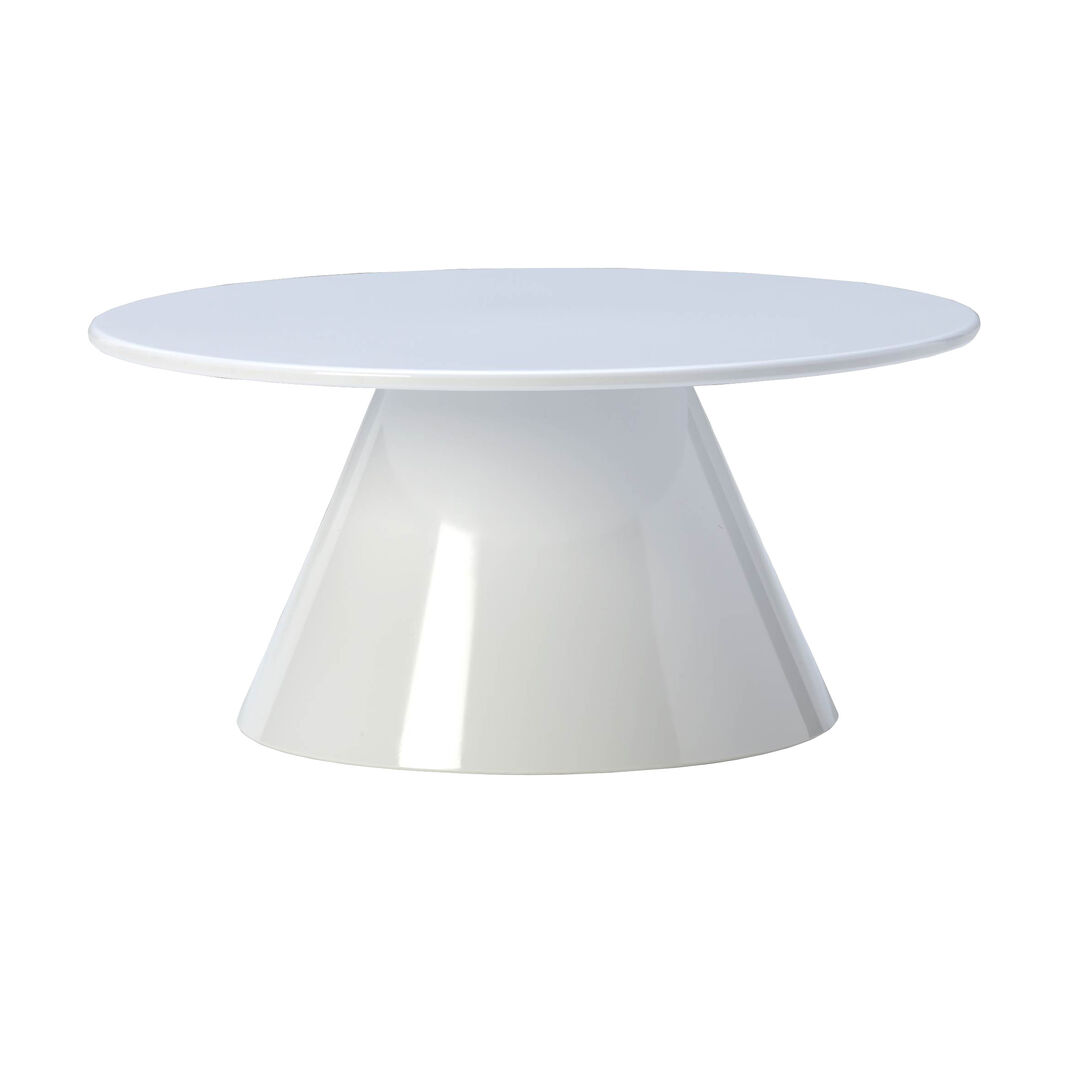 Melamine Risers White Pedestal for Round Top 12.7cm (5"") Dish Riser Pack of 1
