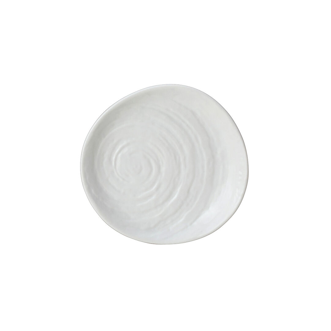 Scape White Plate 16.5cm Melamine Serving Food Plate Home Tableware Pack of 6