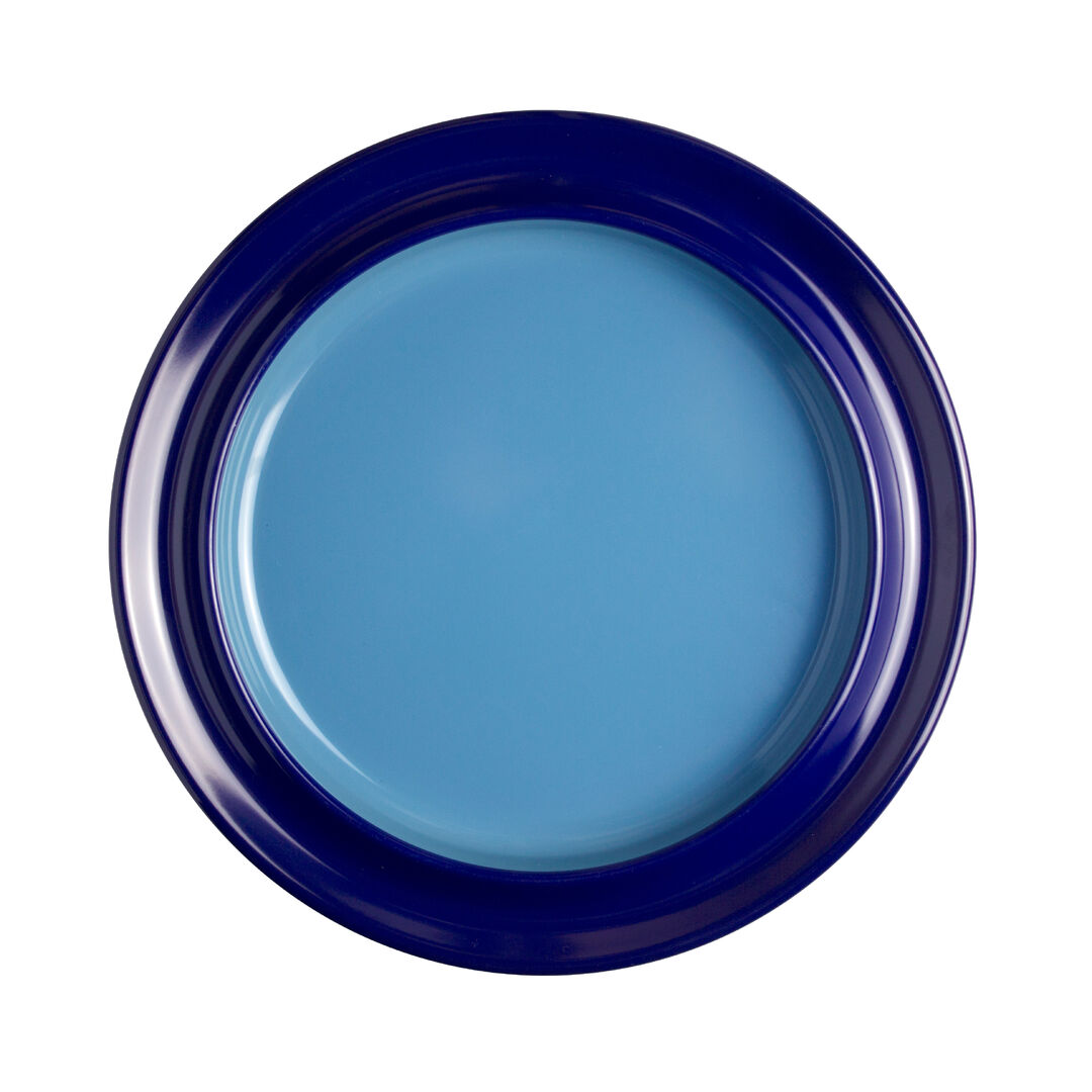 Freedom Blue Round Plate 16.5cm  Melamine Serving Plate Tableware Pack of 6