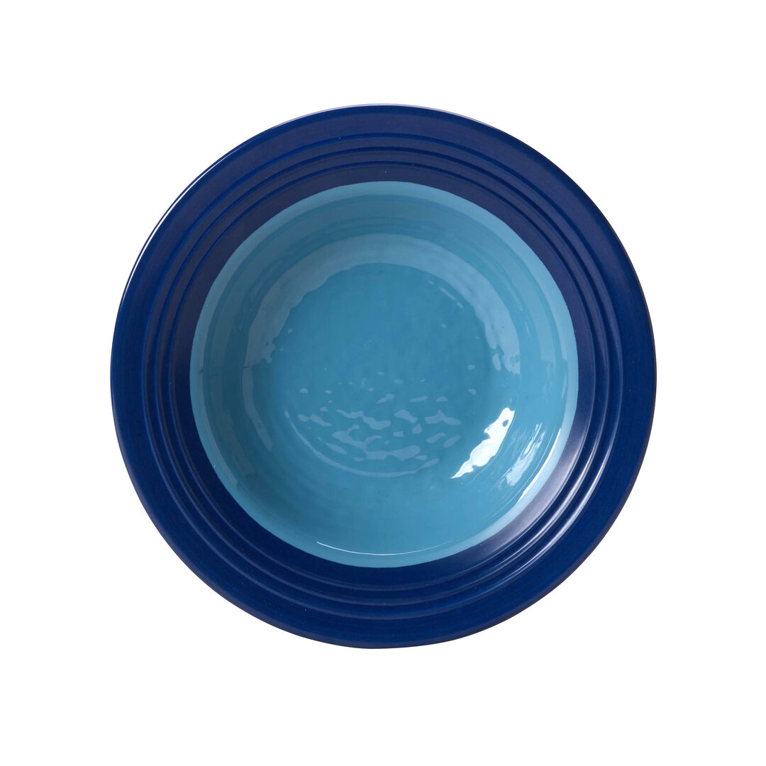 Freedom Blue Round Bowl 20.3cm (8"") Melamine Bowl Home Tableware Pack of 6