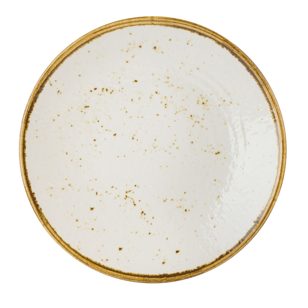 Craft White Coupe Plate 25.4cm (10"") Melamine Plate Set Tableware Pack of 6