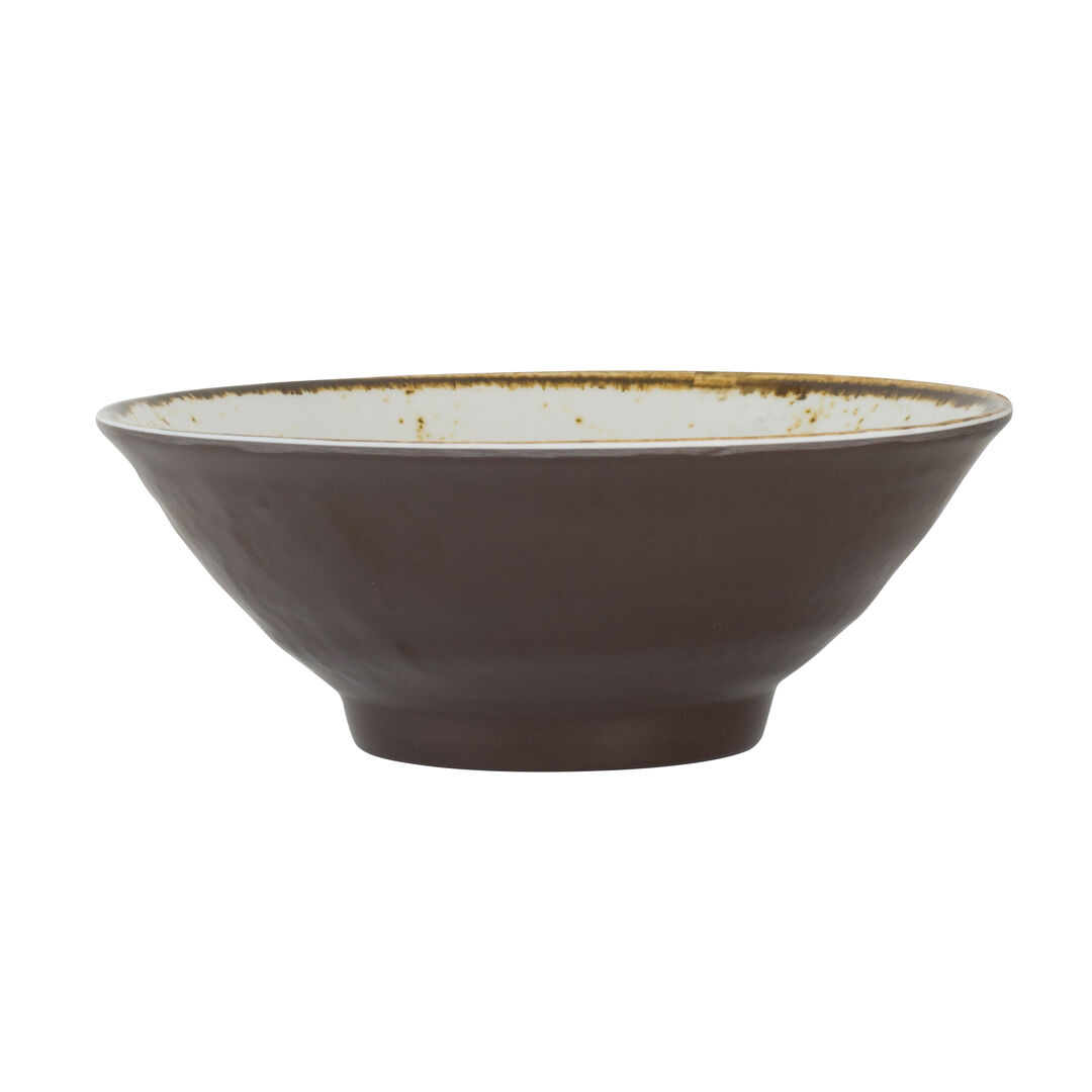 Craft White Bowl 21.2 x 8cm 120cl Melamine Bowl Set Home Tableware Pack of 6