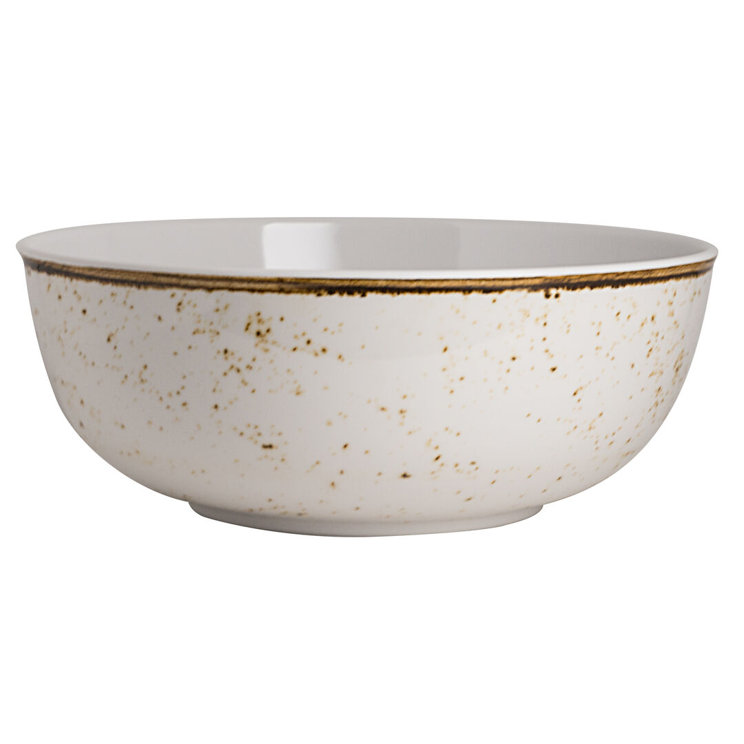 Craft White Large Round Bowl 33 x 12.7cm 7.6ltr Melamine Tableware Pack of 3