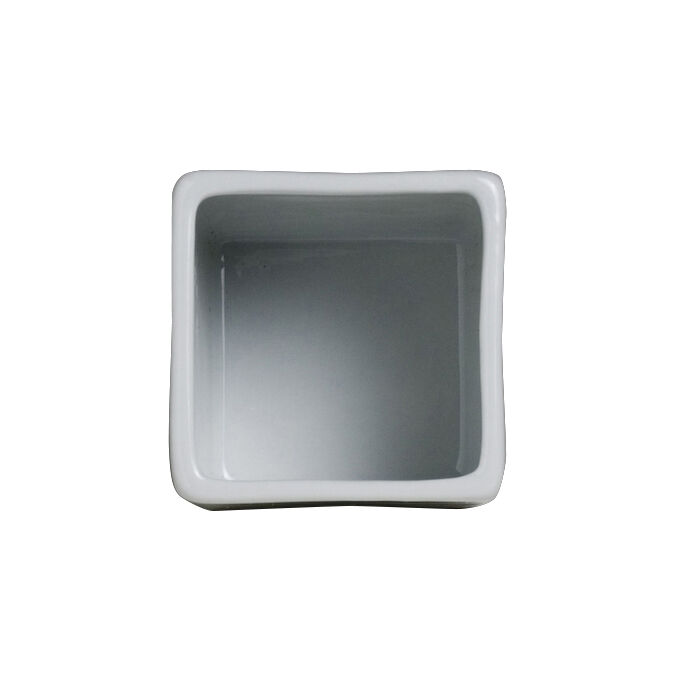 Cafe Porcelain Square Deep Ramekin 5.4cm 6cl  Serving Bowl Tableware Pack of 36