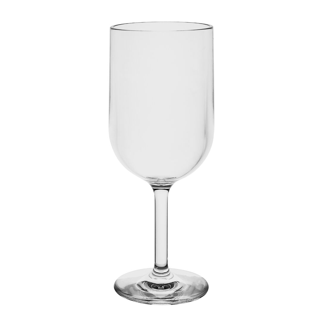 Polycarbonate Summit Wine Glass 20cm 34cl Clear Stemware Barware Pack of 24