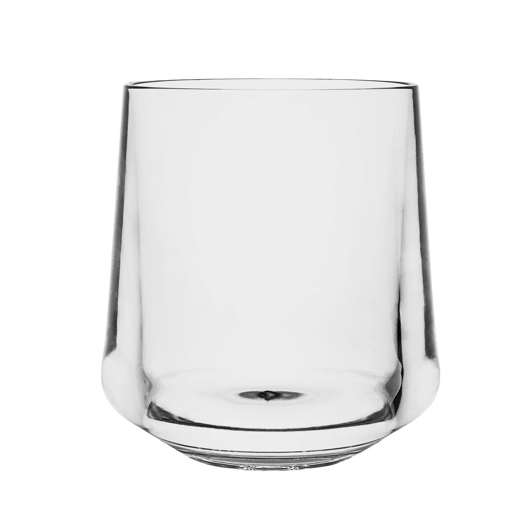 Polycarbonate Stemless Wine Glass 10.16cm 34cl Clear Glass Summit Pack of 24