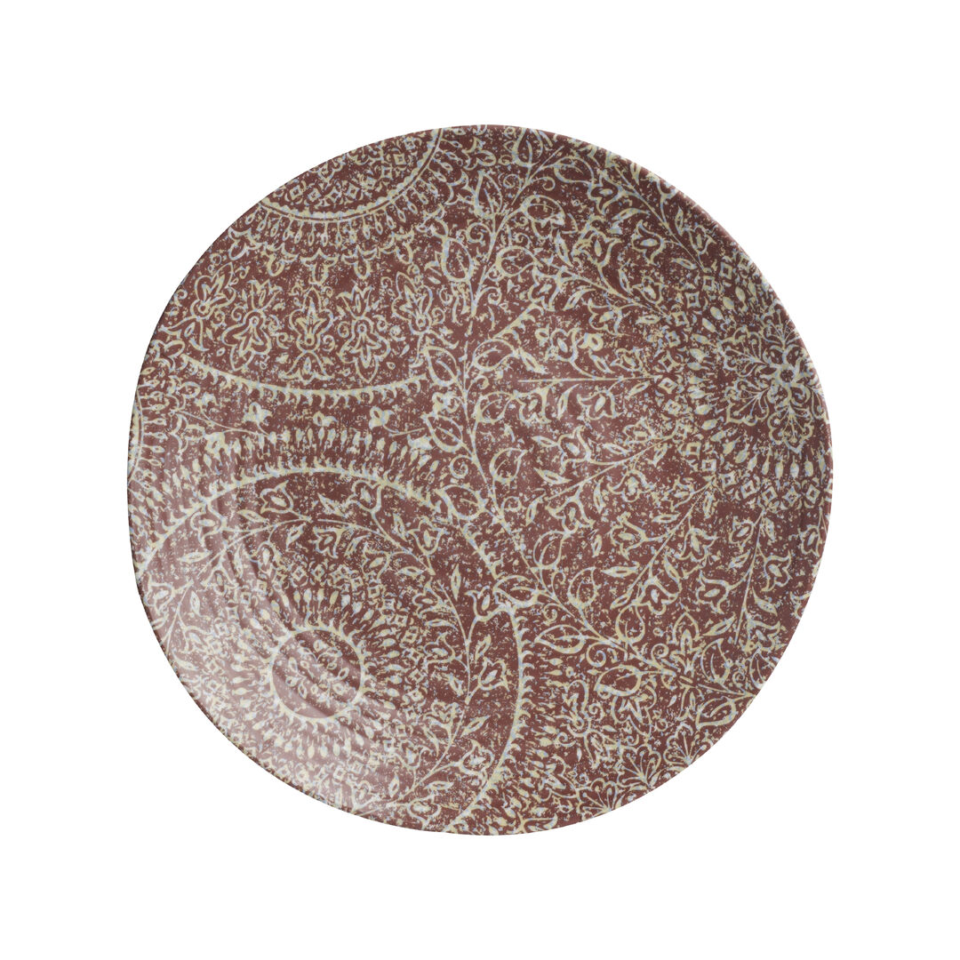 Solano Rubine Plate 27.9cm (11"") Melamine Serving Plate Tableware Pack of 12