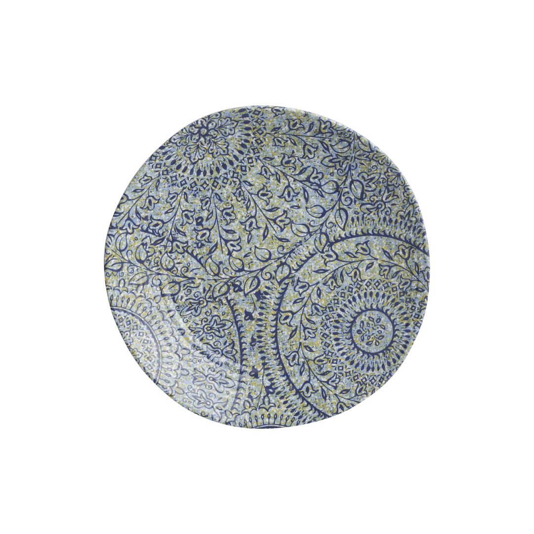 Solano Azure Plate 16.5cm  Melamine Serving Plate Home Tableware Pack Of 24