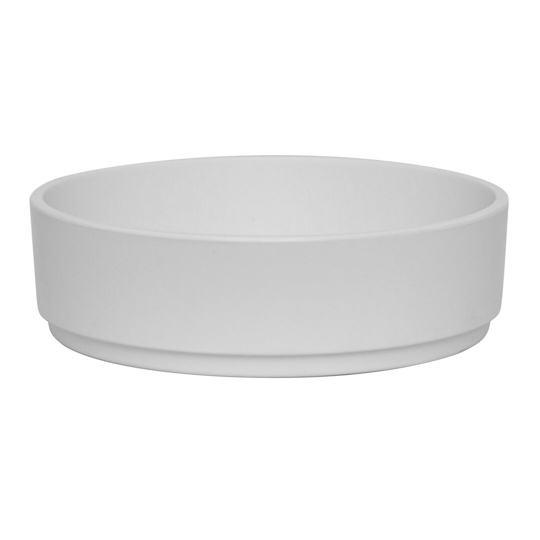 Cali White Stack Bowl 15.9 x 4.8cm 59cl Melamine Bowl Set Tableware Pack of 6