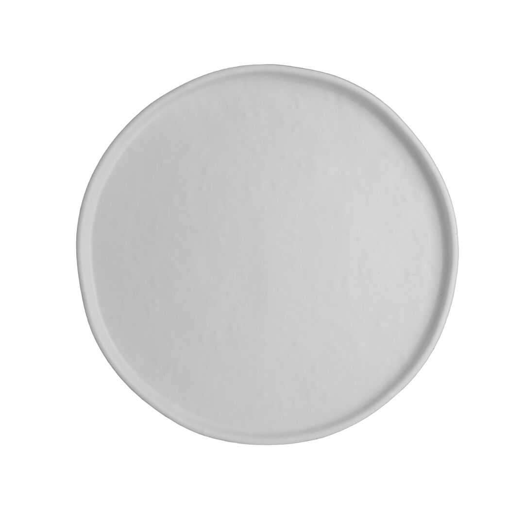 Cali White Round Plate 21cm (8 1/4"") Melamine Plate Set Tableware Pack of 12
