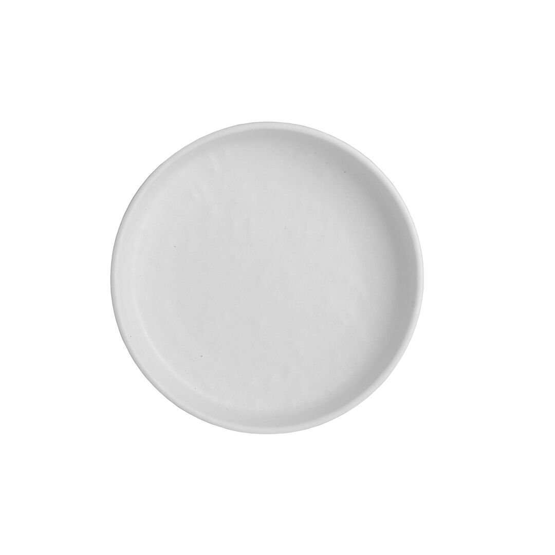 Cali White Round Plate 12.3 x 2.5cm Melamine Plate Set Tableware Pack of 12