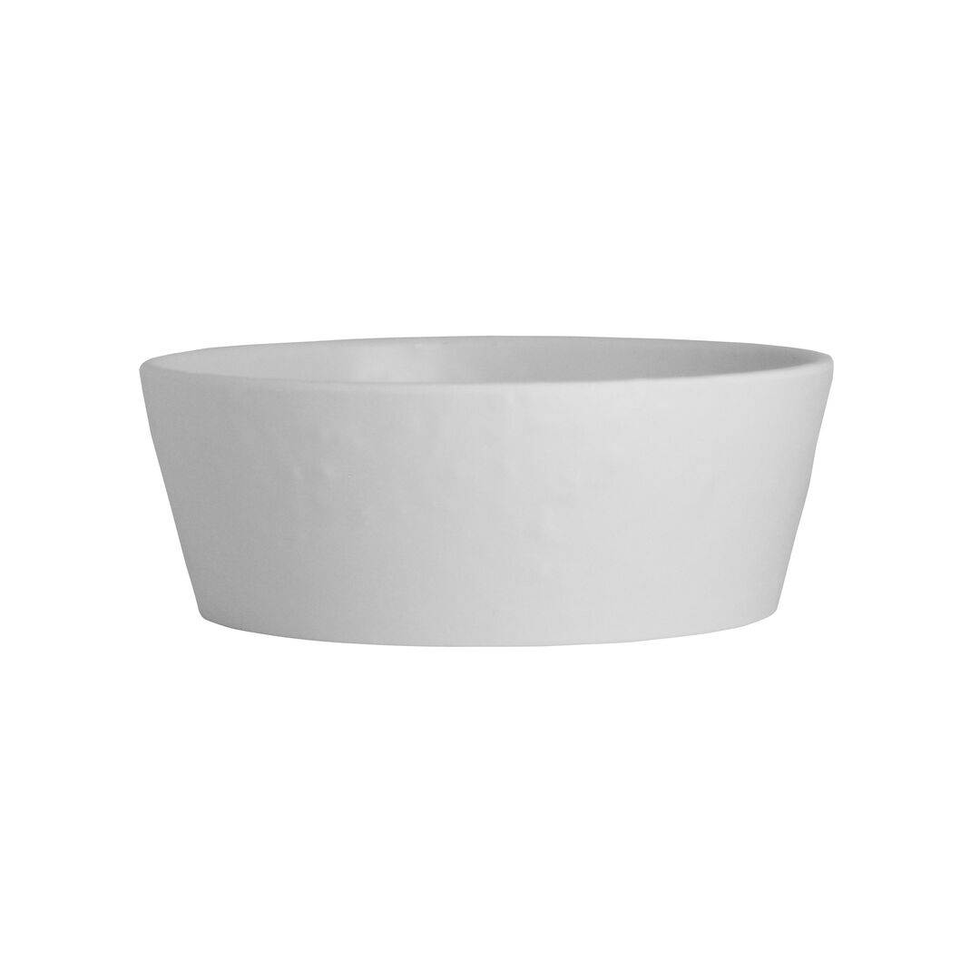 Cali White Round Bowl 12.7 x 4.8cm 27cl Melamine Bowl Tableware Pack of 12