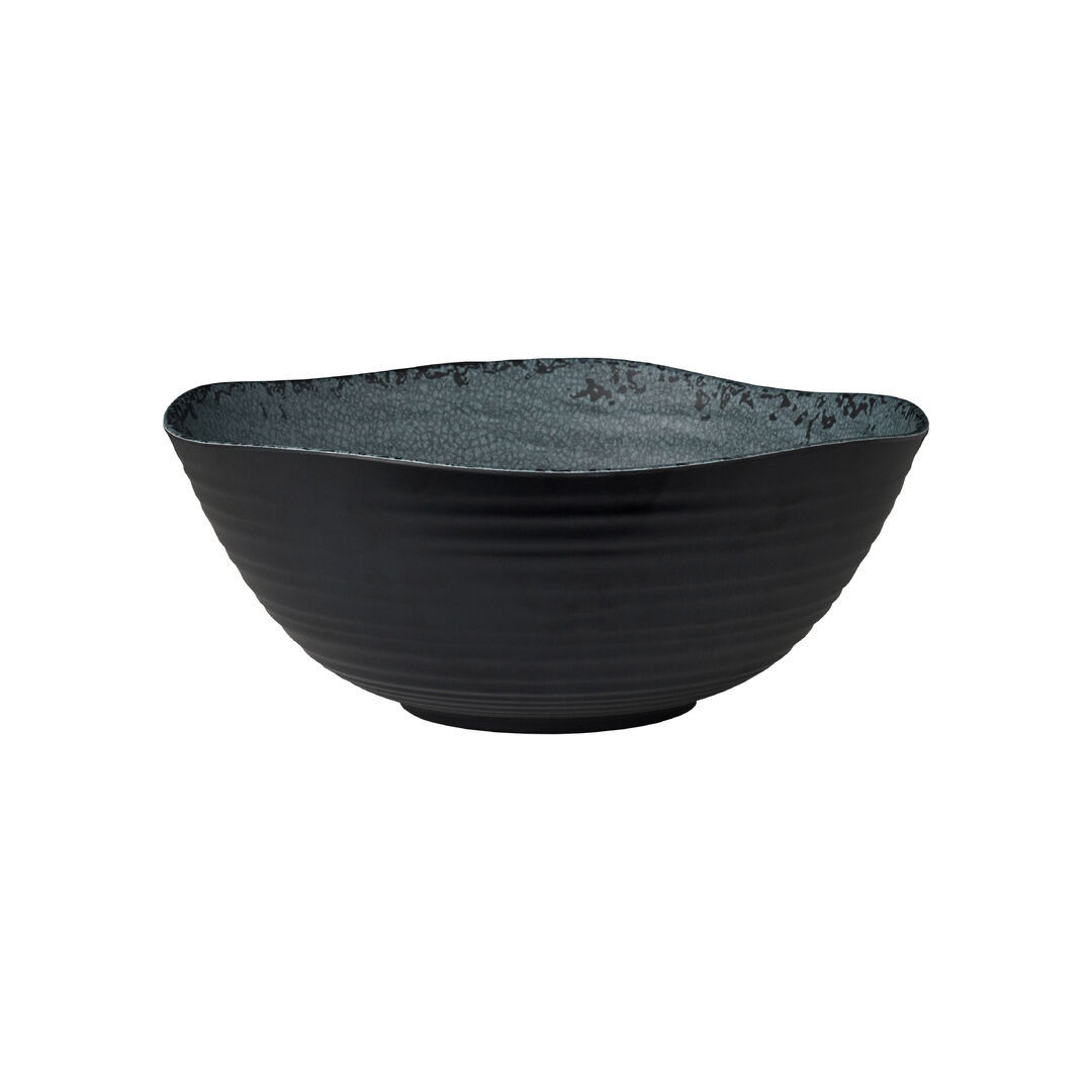 Pompeii Slate Small Round Bowl 24.4 x 9.5cm 2.25ltr Melamine Bowl Pack of 6
