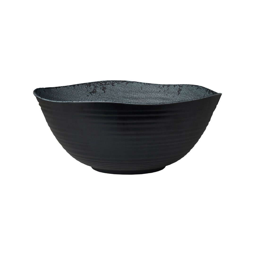 Pompeii Slate Medium Round Bowl 28.6 x 11.7cm 4.5ltr Melamine Bowl Pack of 4