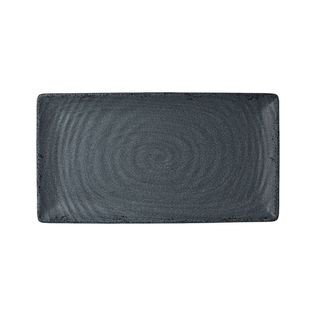 Pompeii Slate GN 1/3 32.5cm x 17.5cm Melamine Tray Table Presentation Pack of 3