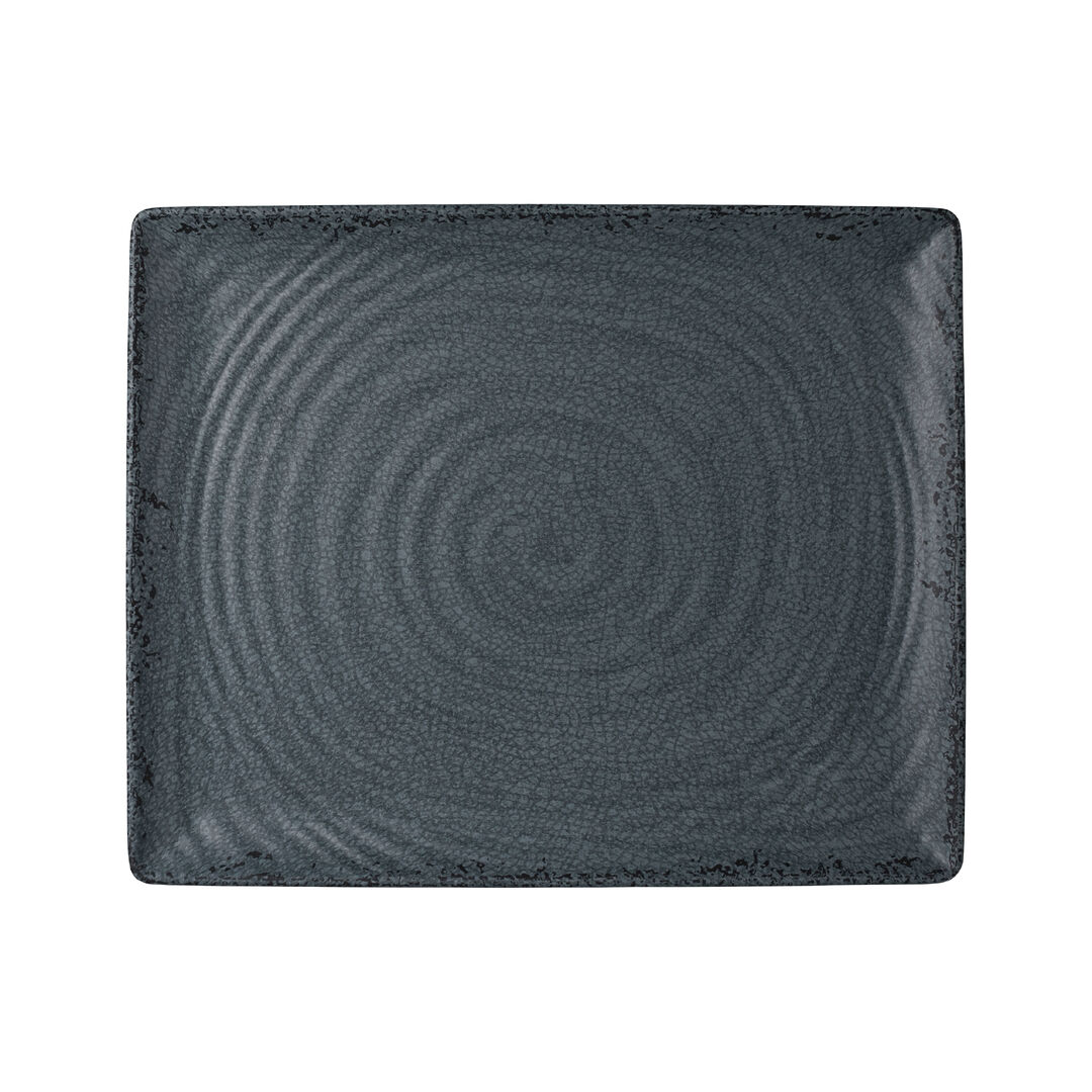 Pompeii Slate GN 1/2 32.5 x 26.5cm Melamine Tray Table Presentation Pack of 3