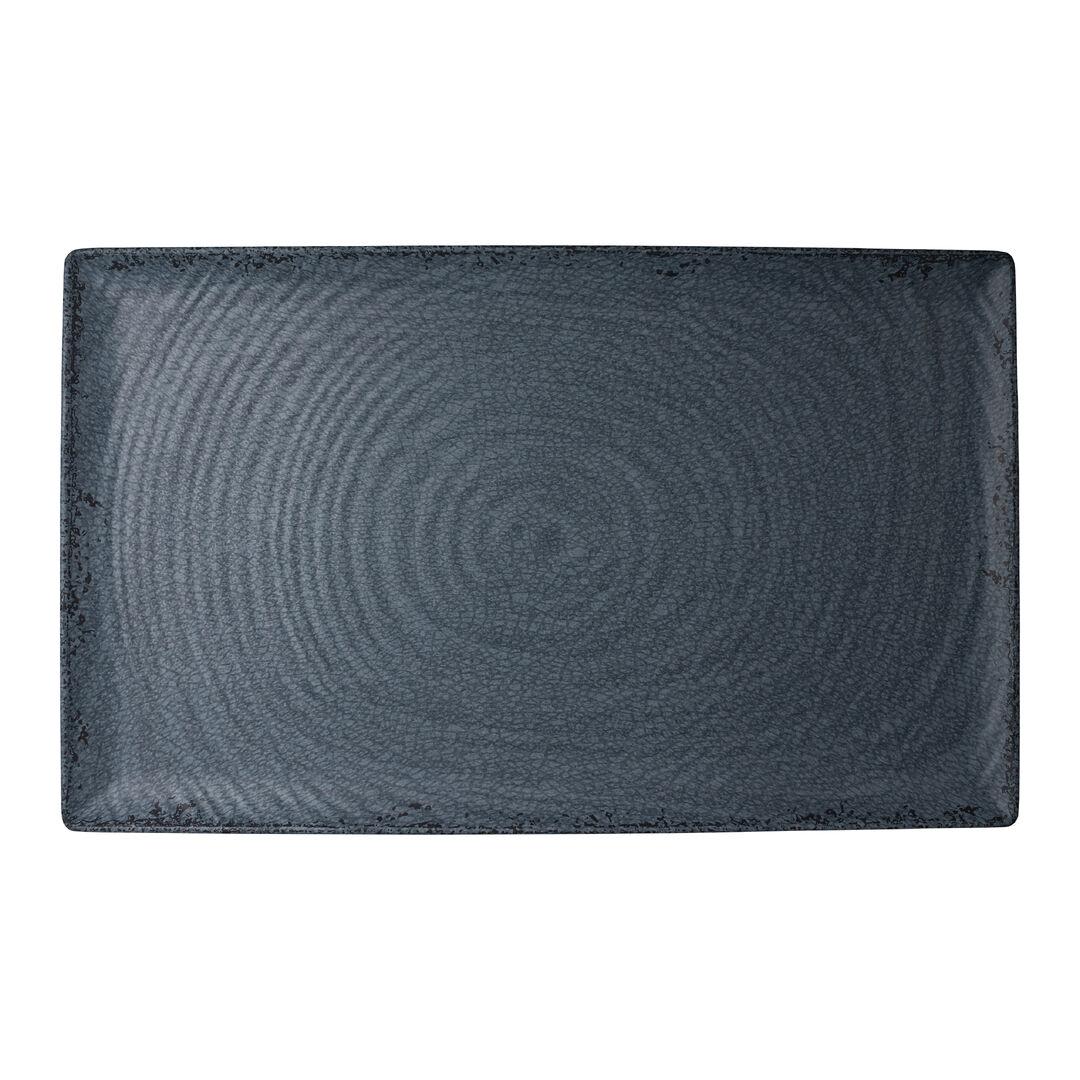 Pompeii Slate GN 1/1 53 x 32.5cm Melamine Tray Set Table Presentation Pack of 1