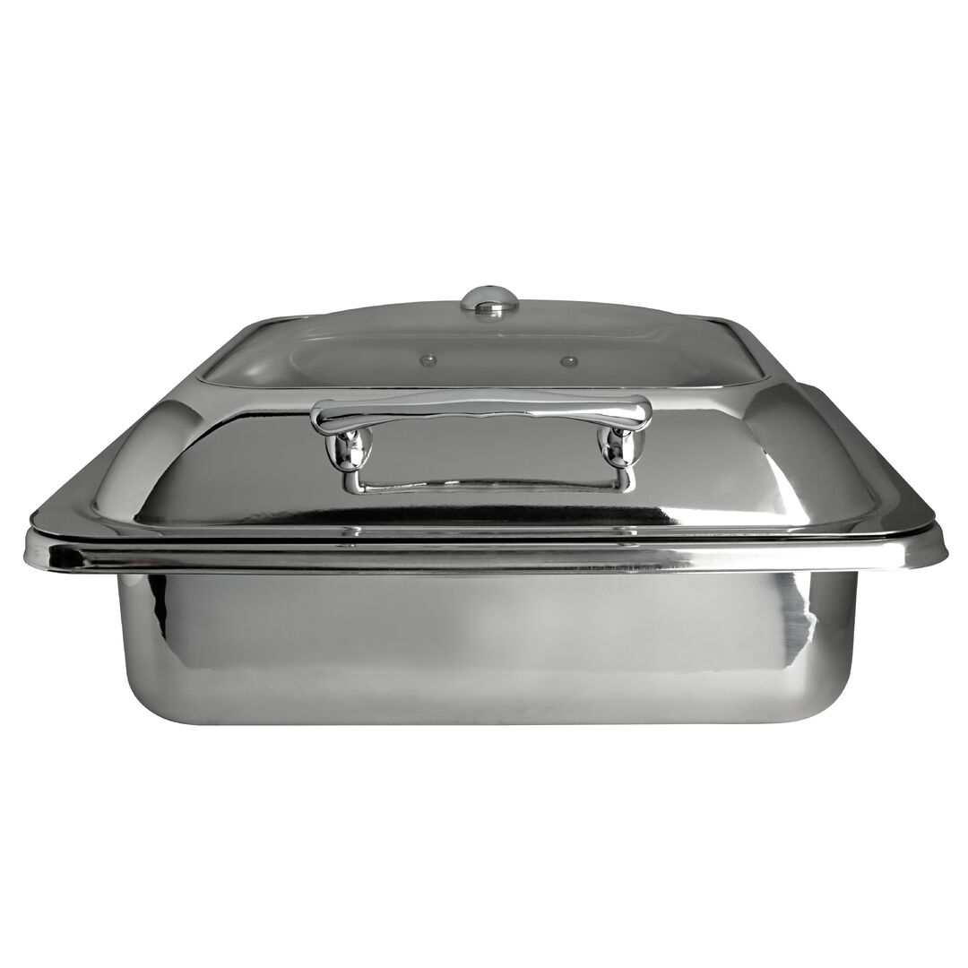 Creations Stainless Steeel Square Chafing Dish  38.7 x 43.2 x 17.1cm 5.7ltr