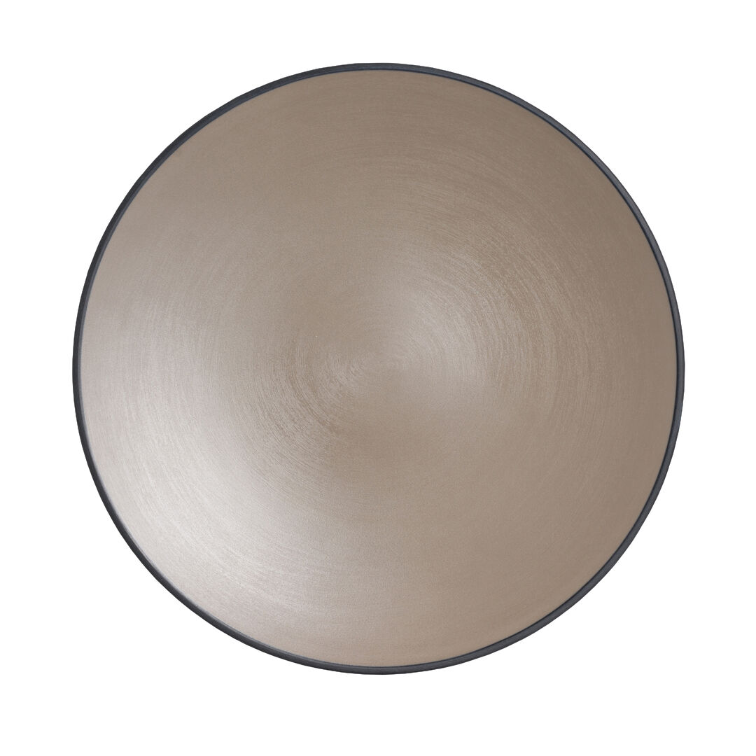 Baja Sandstone Round Plate 25.4cm  Melamine Serving Plate Tableware Pack Of 24