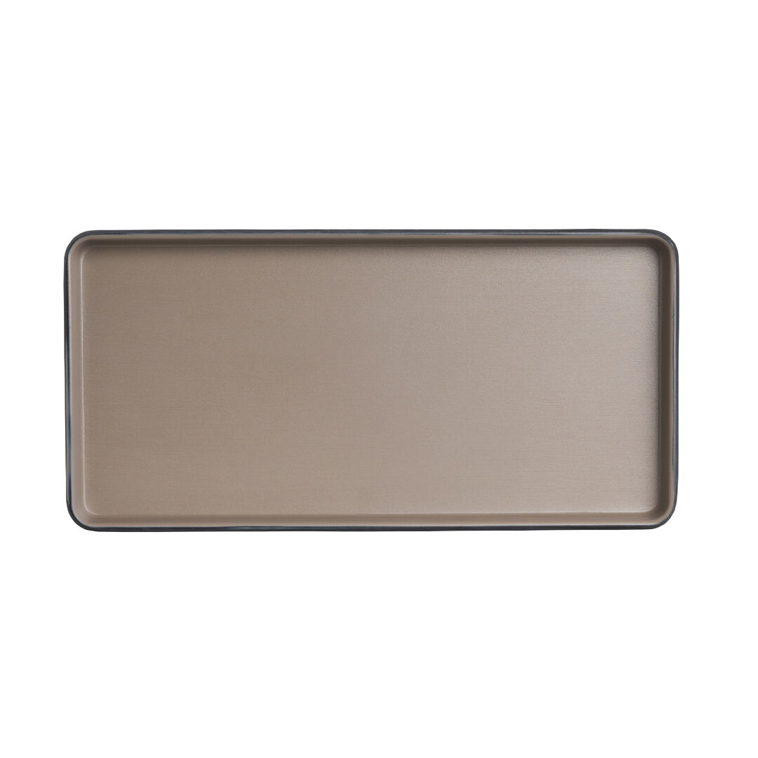 Baja Sandstone Rectangle Tray 25.4cm (10"") Melamine Tray Tableware Pack of 24