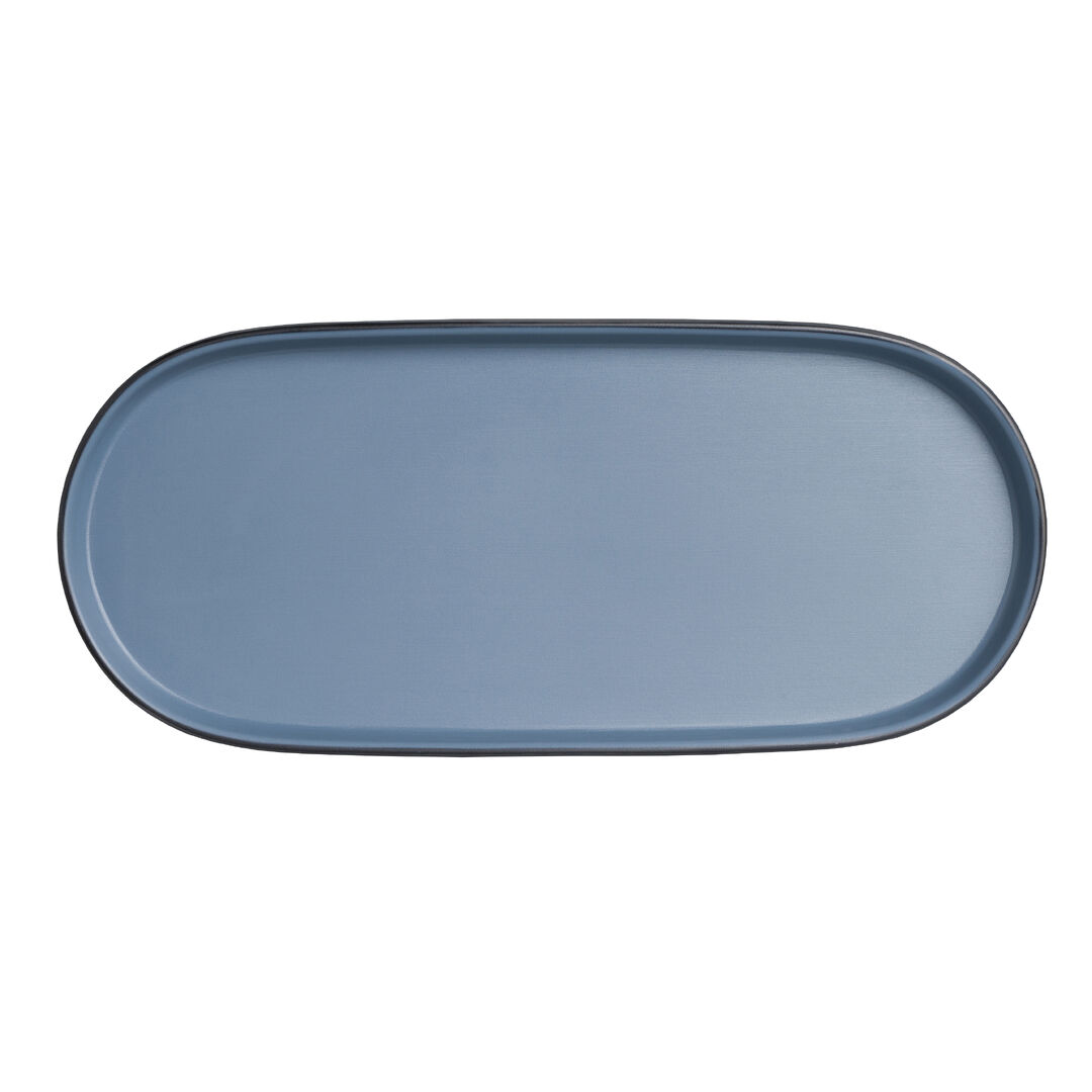 Baja Lagoon Oval Tray 29.2cm (11 1/2"") Melamine Tray Set Tableware Pack of 24
