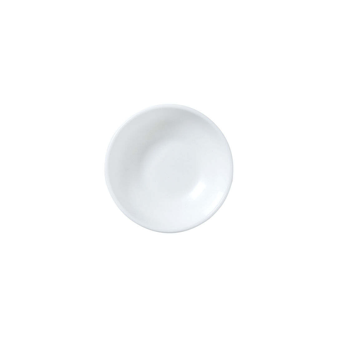 Ceramic White Dish Serving Presenting Coupe Butter Dish 8cm (3"") Pack of 24