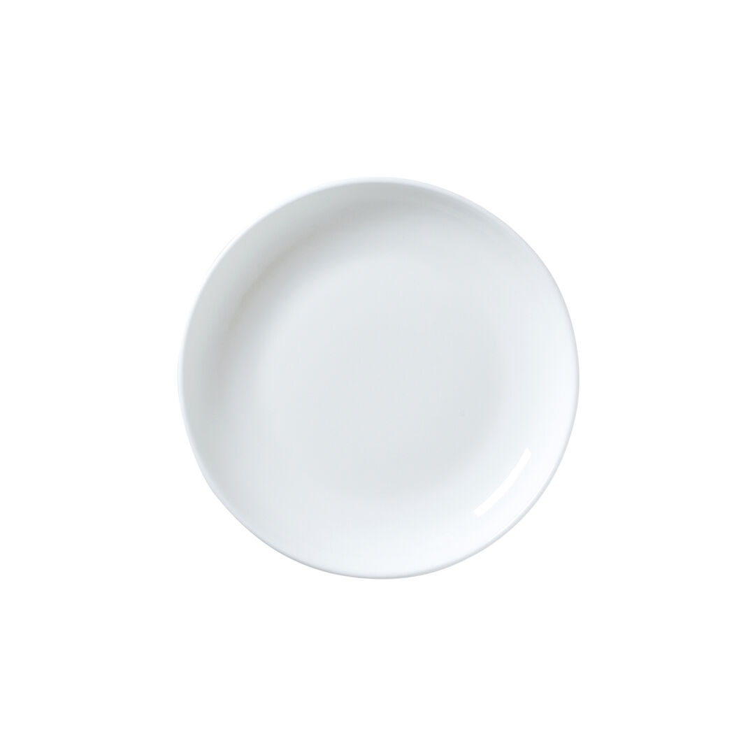 Ceramic White Dish Serving Presenting Food Coupe Butter Dish 11cm Pack of 24