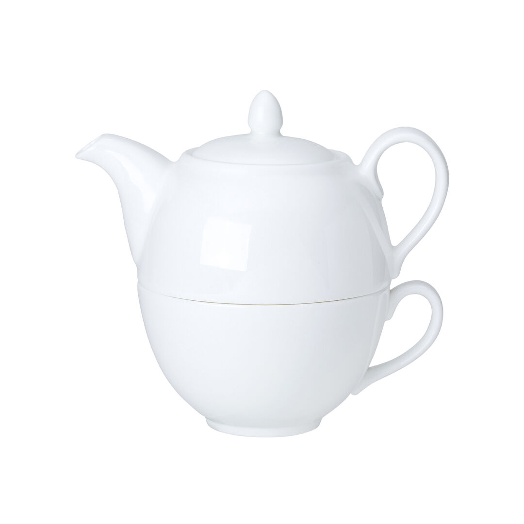 Coupe Tea For One Set Serving Tea Ceramic Tableware For Home Hotel Pack of 6