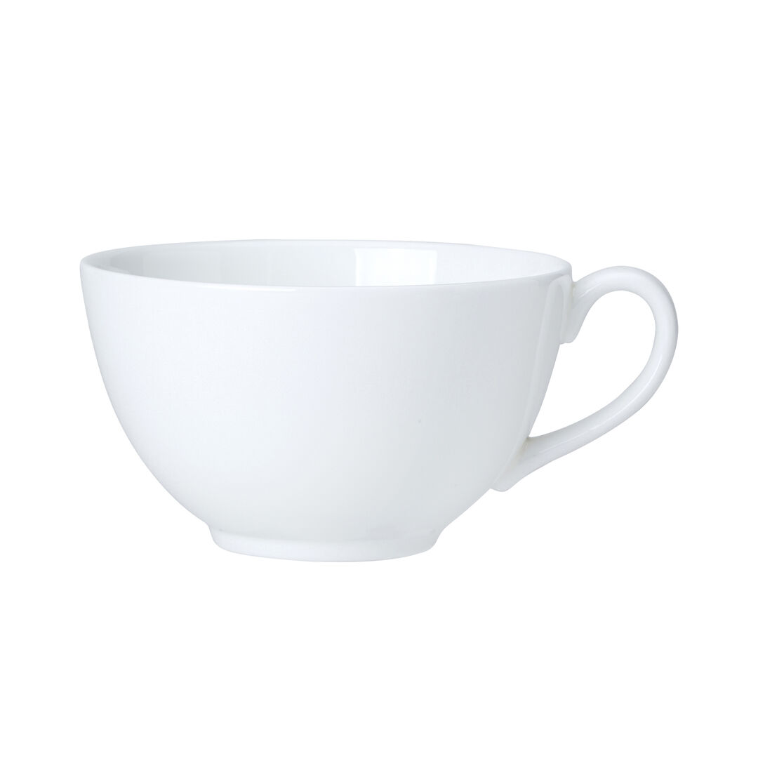 Coupe Tea For One Cup 6cm 26cl Ceramic Drinking Cup Set Tableware Pack of 12