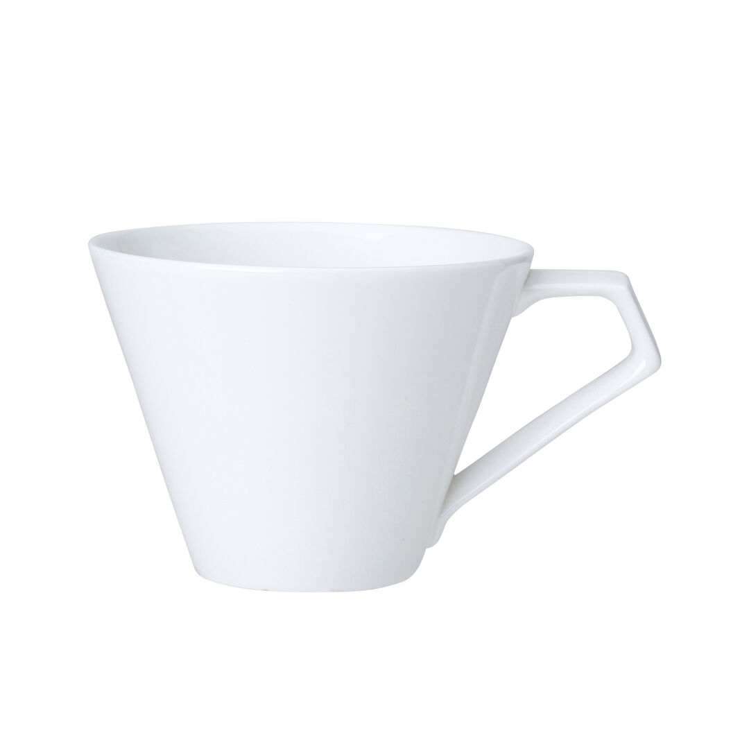 Snipe Tea Cup 7cm 22cl Ceramic Drinking Cup Set Home Bar Tableware Pack of 12
