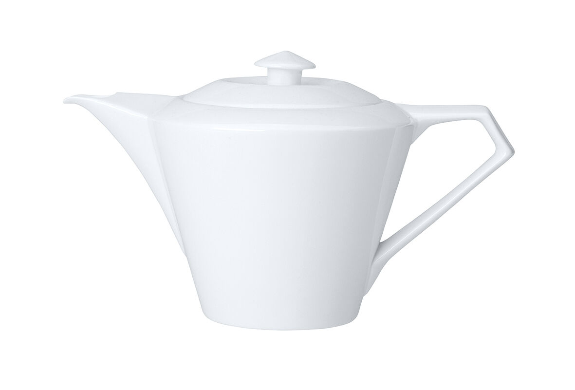 Teapot Lid Ceramic White Snipe Teapot Lid Fits AND0520 Tableware Pack of 6