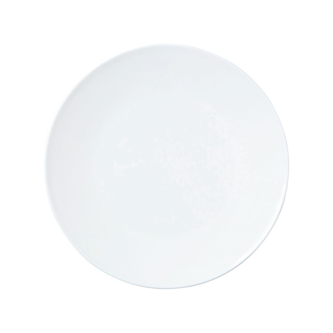 Coupe Plate 23cm (9"") Ceramic Serving Plate Set Bar Home Tableware Pack of 12