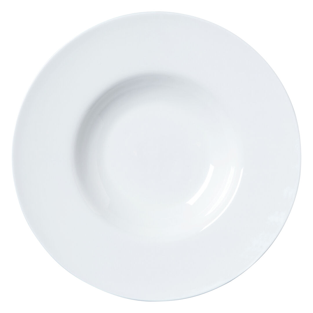Classic Deep Rim Bowl 28.5cm Ceramic Bowl Set Home & Bar Tableware Pack of 12